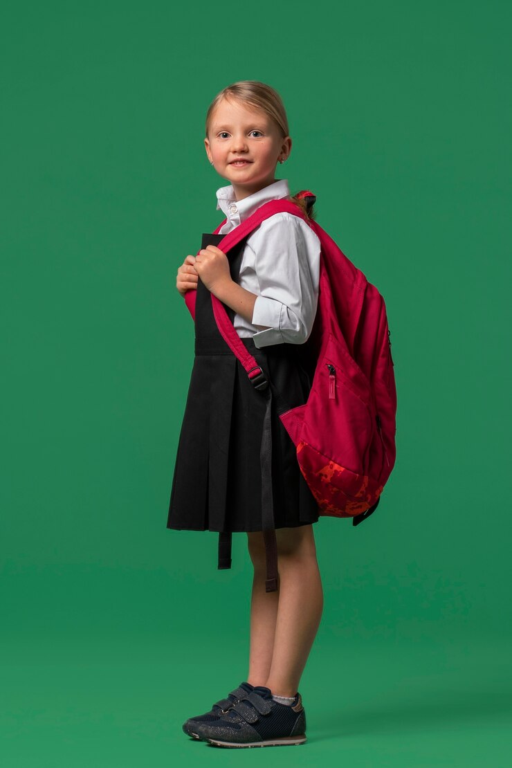 Young Saudi students wearing modest school uniforms that follow Islamic principles while being comfortable for educational activities
